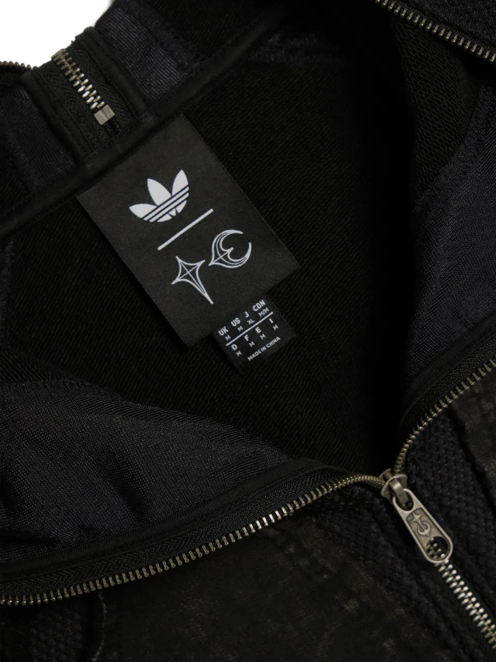 Adidas Thug Club Teamgeist Zip Hoodie | Black | FARFETCH