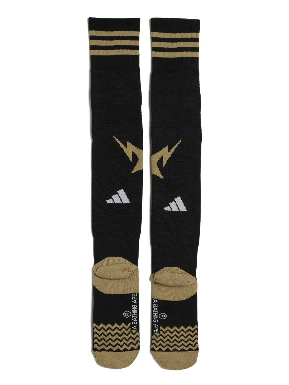 Adidas Originals Bape Footballl Socks In Black