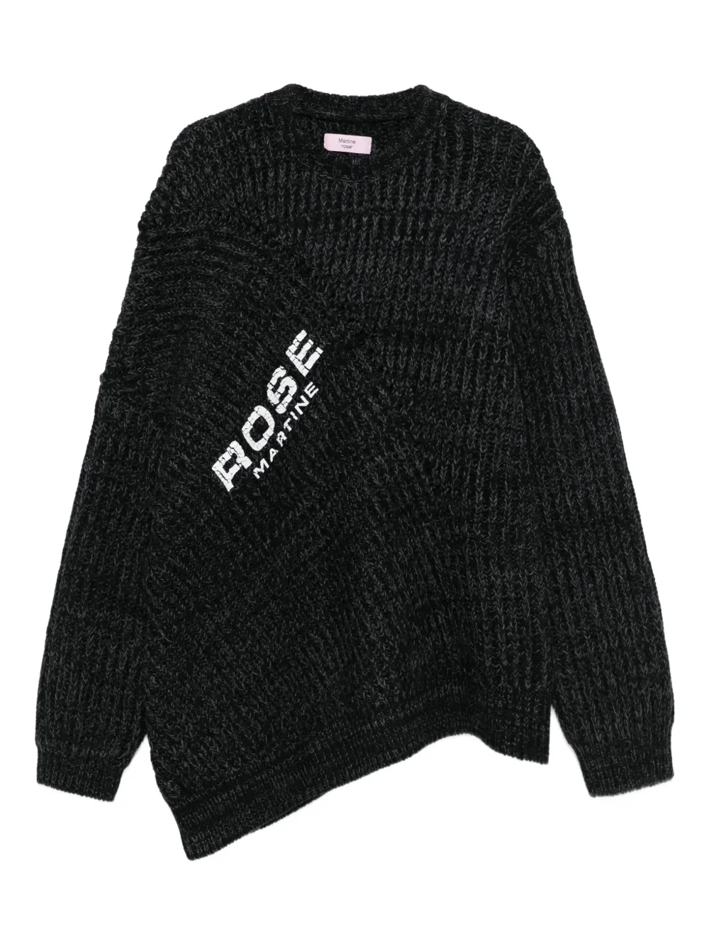 Martine Rose fisherman-rib sweater | Grey | Image 1