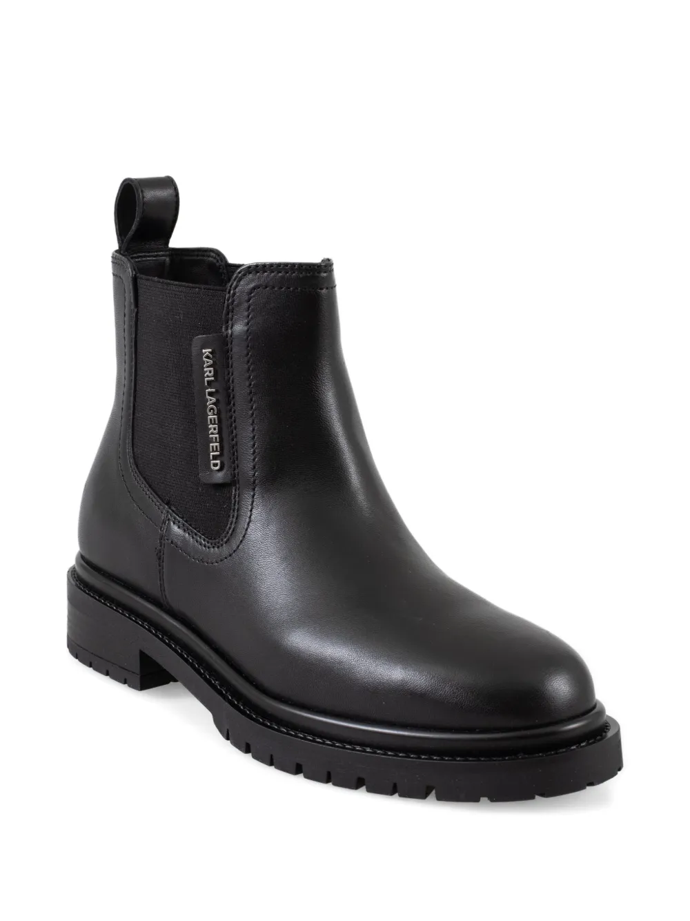 Karl Lagerfeld elastic-panel chelsea boots Black
