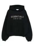 FEAR OF GOD ESSENTIALS logo-print fleece hoodie - Black