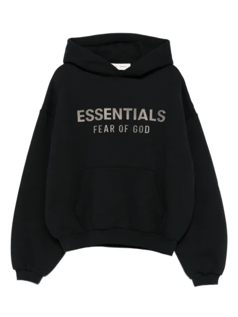 FEAR OF GOD ESSENTIALS logo-print fleece hoodie