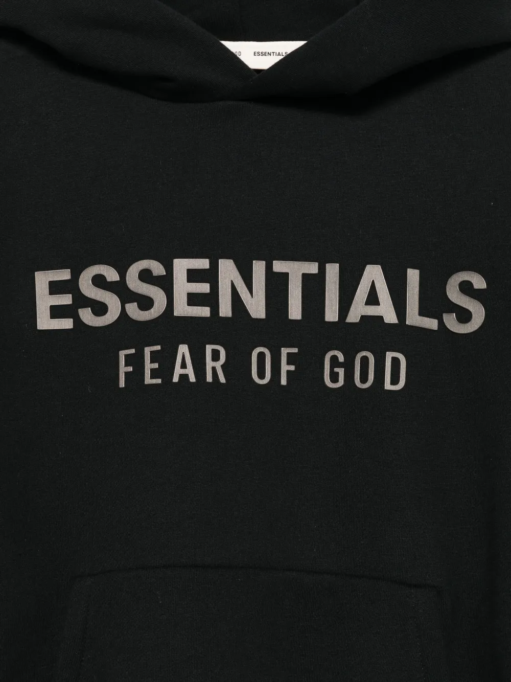 FEAR OF GOD ESSENTIALS Hoodie met logoprint Zwart