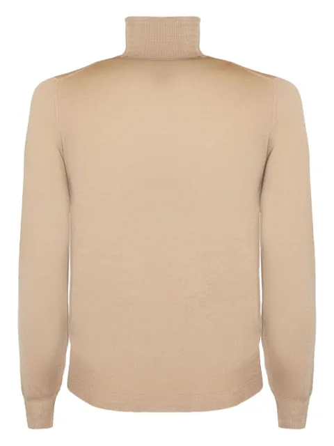 Fedeli high-neck ribbed-trim sweater