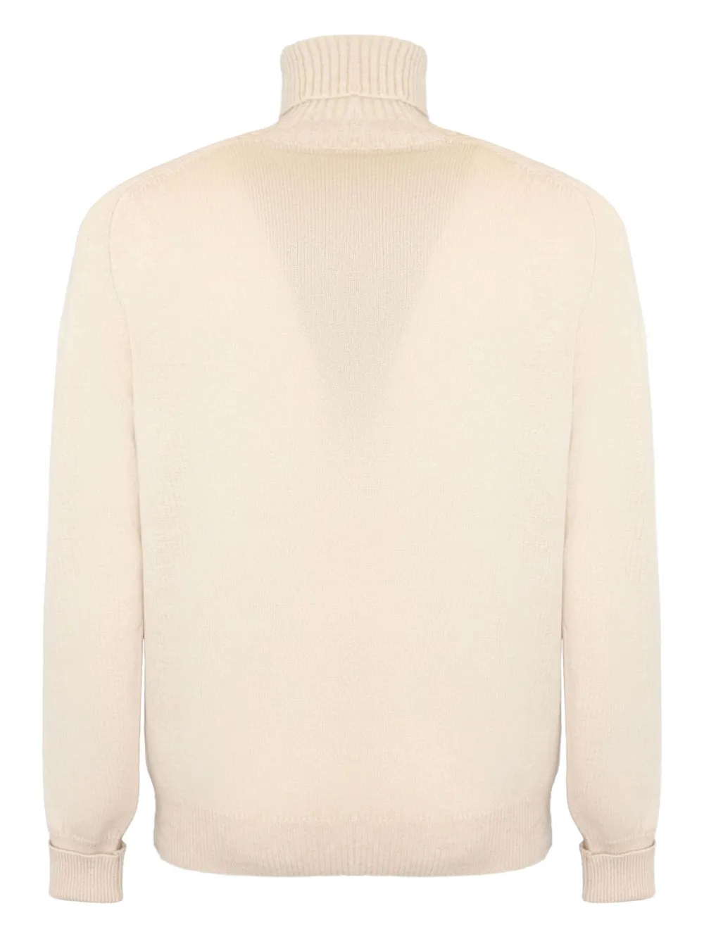 Fedeli turtleneck ribbed-trim sweater Beige