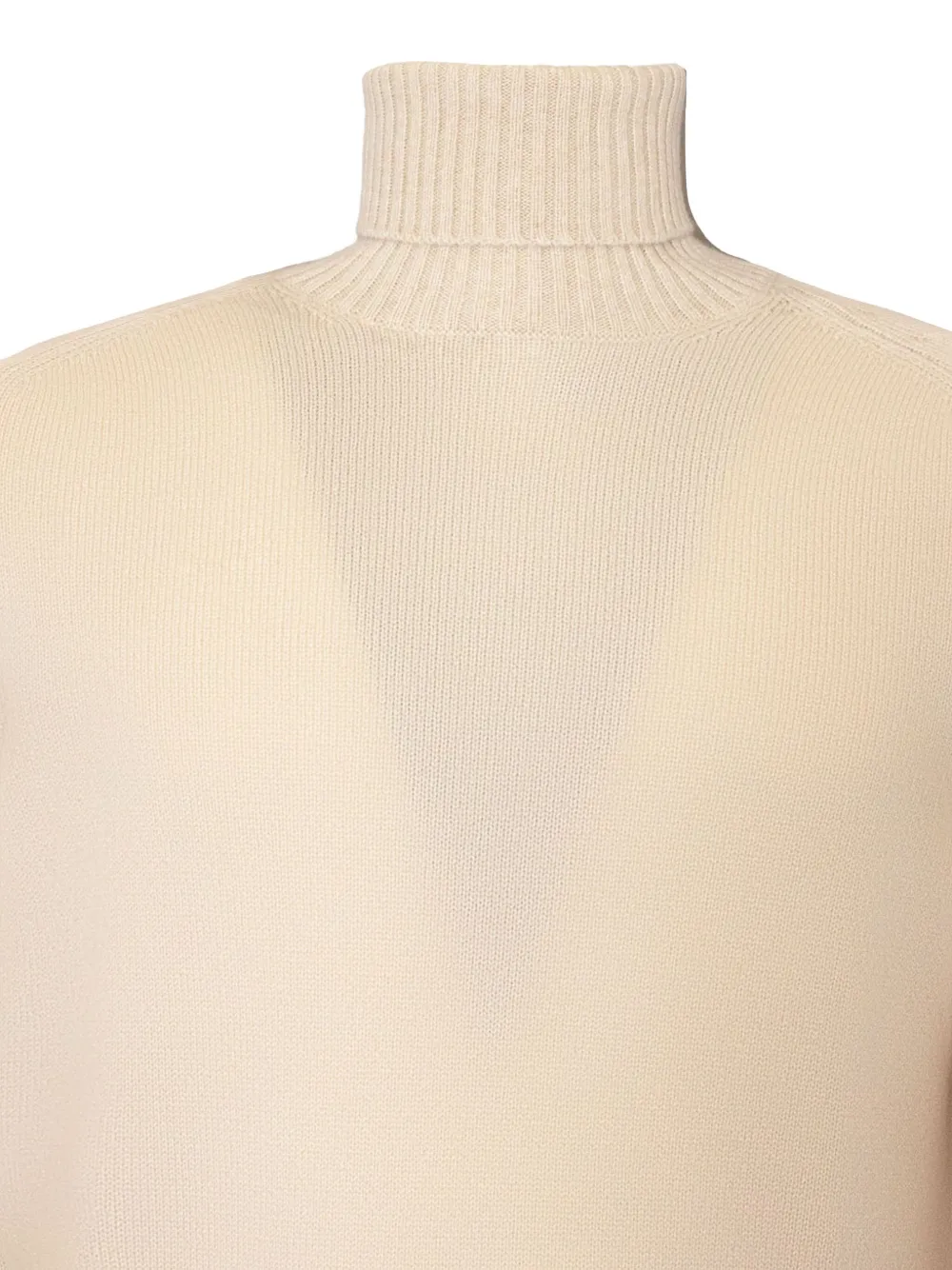 Fedeli turtleneck ribbed-trim sweater Beige