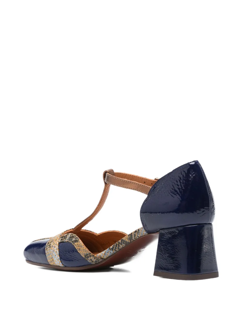 Chie Mihara 55mm t-bar block-heel pumps Blue