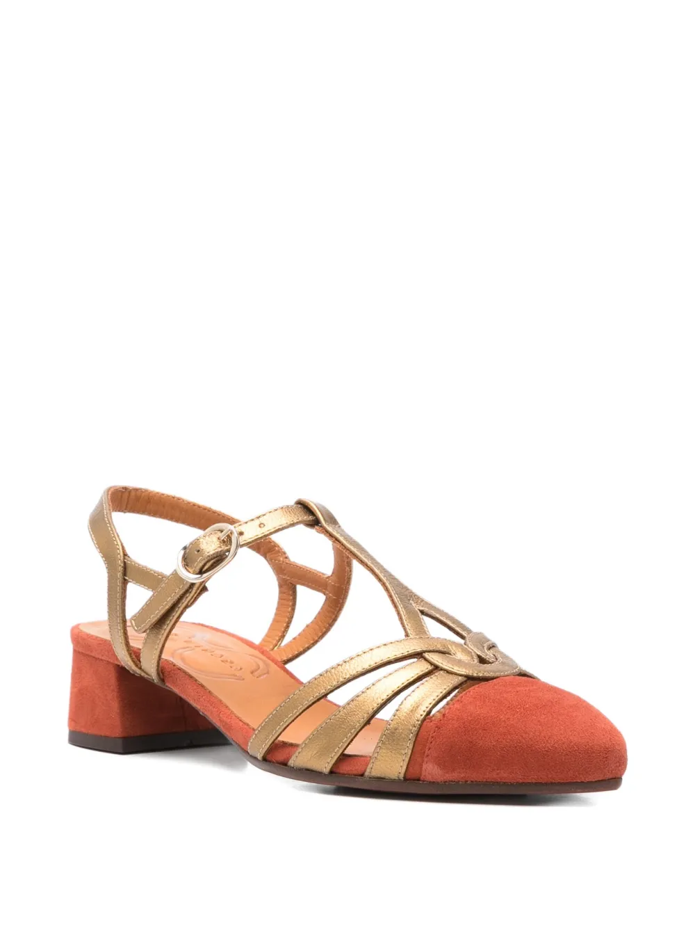 Chie Mihara 40mm T-bar heeled pumps Orange