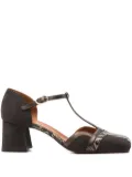 Chie Mihara 60mm t-bar block-heel sandals - Brown