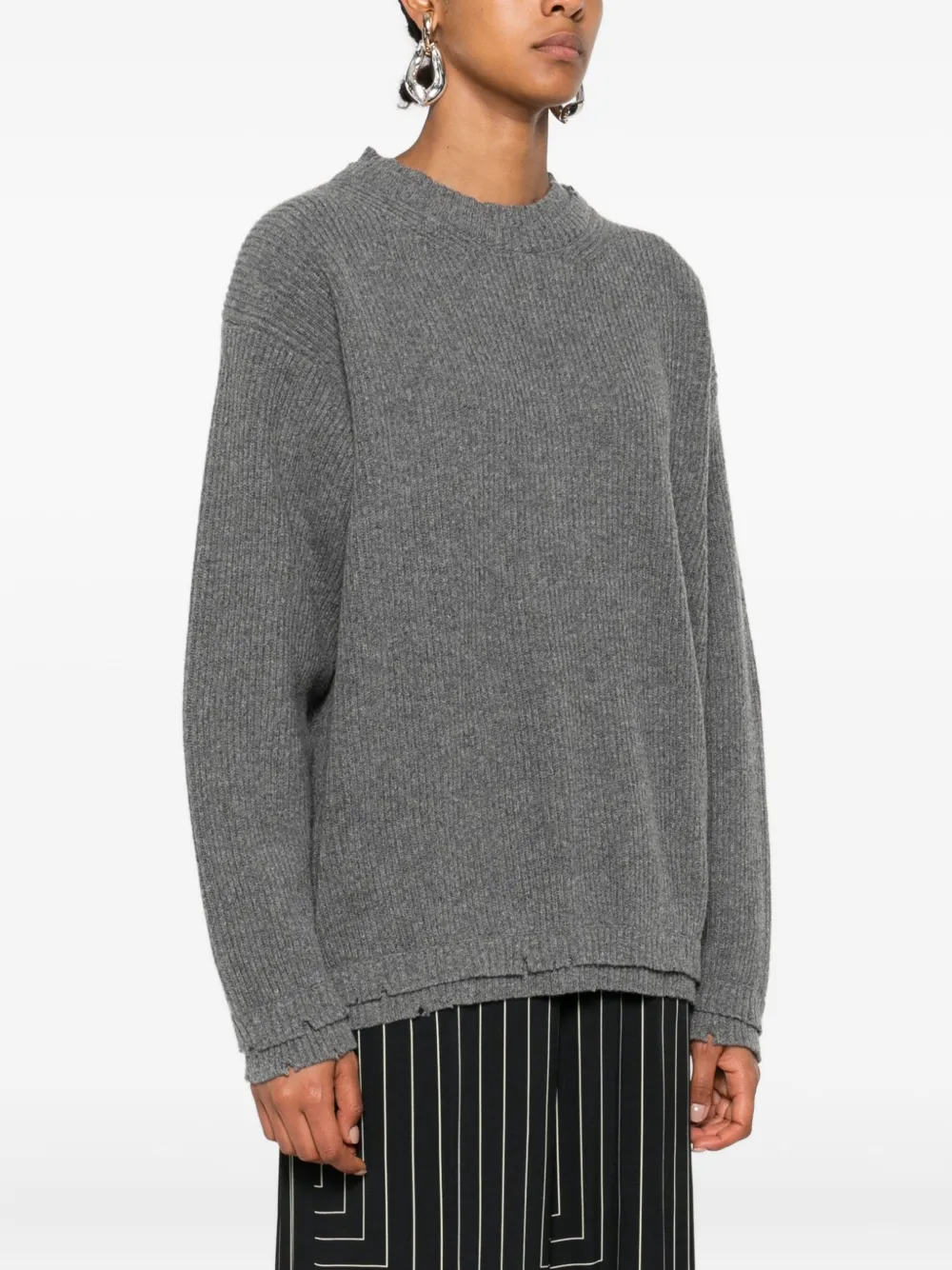 FEDERICO CINA ribbed wool sweater | Knitted Sweaters | Image 2