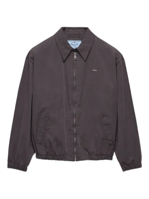 Prada shirt-collar welt-pocket jacket