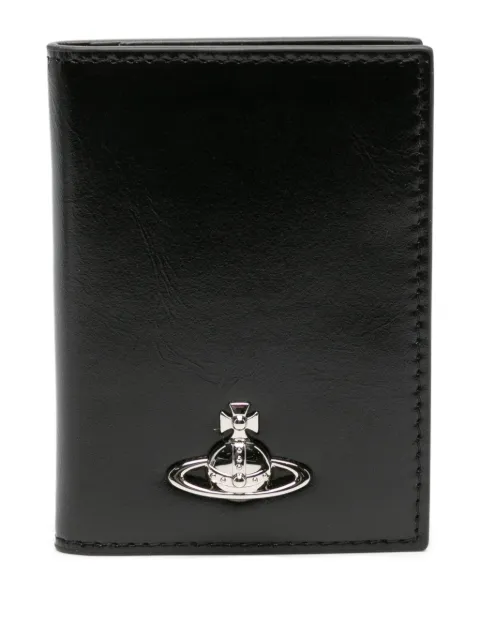 Vivienne Westwood Orb-plaque leather wallet