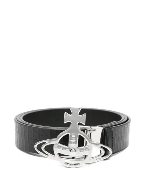 Vivienne Westwood orb-buckle leather belt