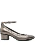 kudeta 45mm ankle-strap pumps - Grey