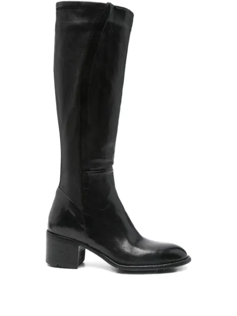 LEMARGO 60mm leather zip boots