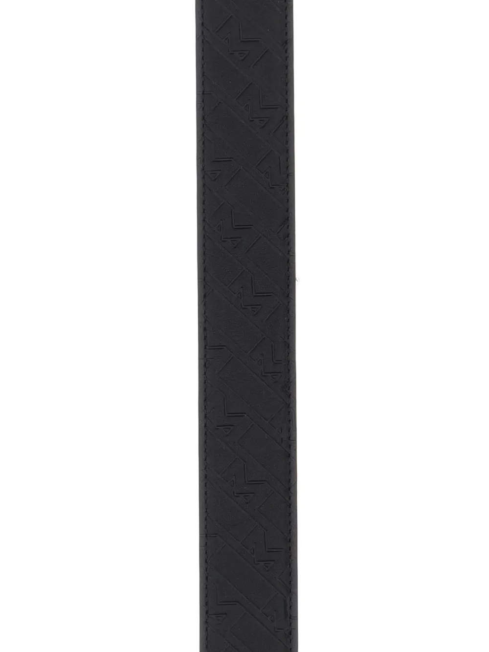 Montblanc M-embossed leather belt Zwart