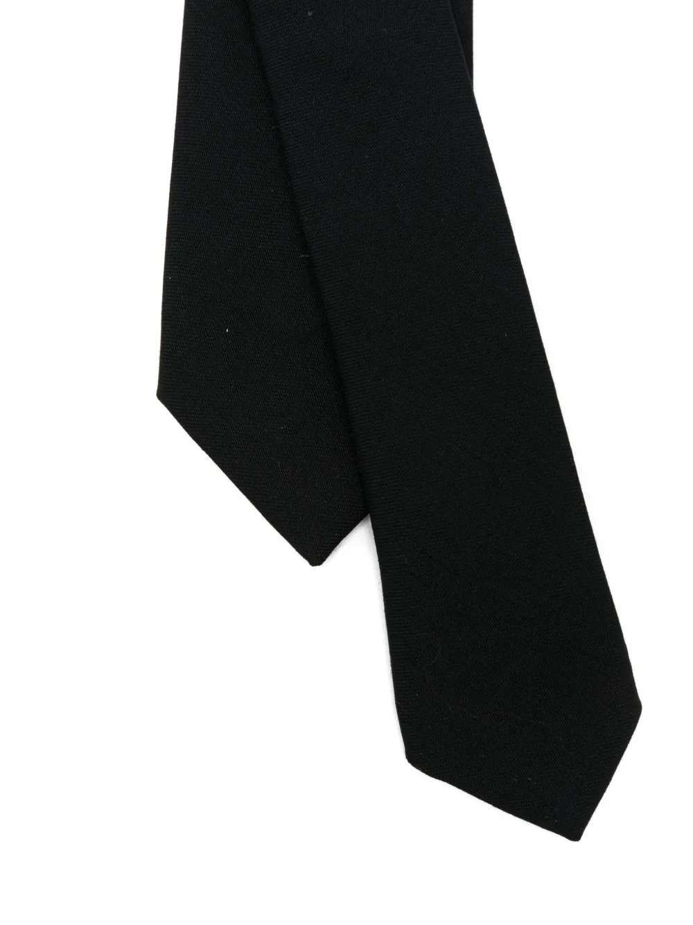 Lardini wool tie Zwart