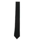 Lardini wool tie - Black