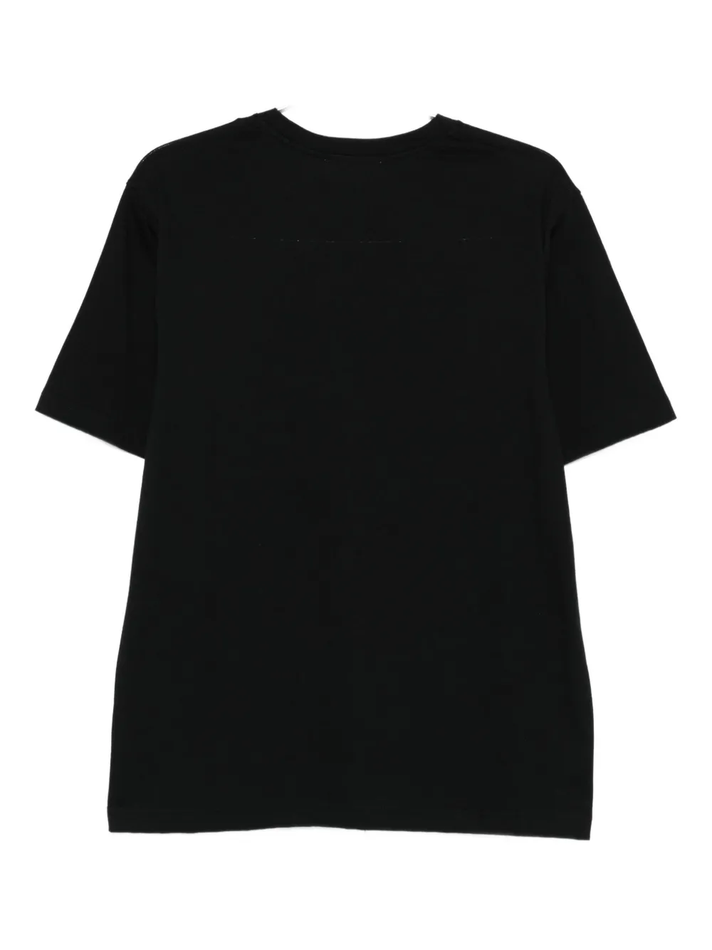 Lardini Katoenen T-shirt met korte mouwen Zwart