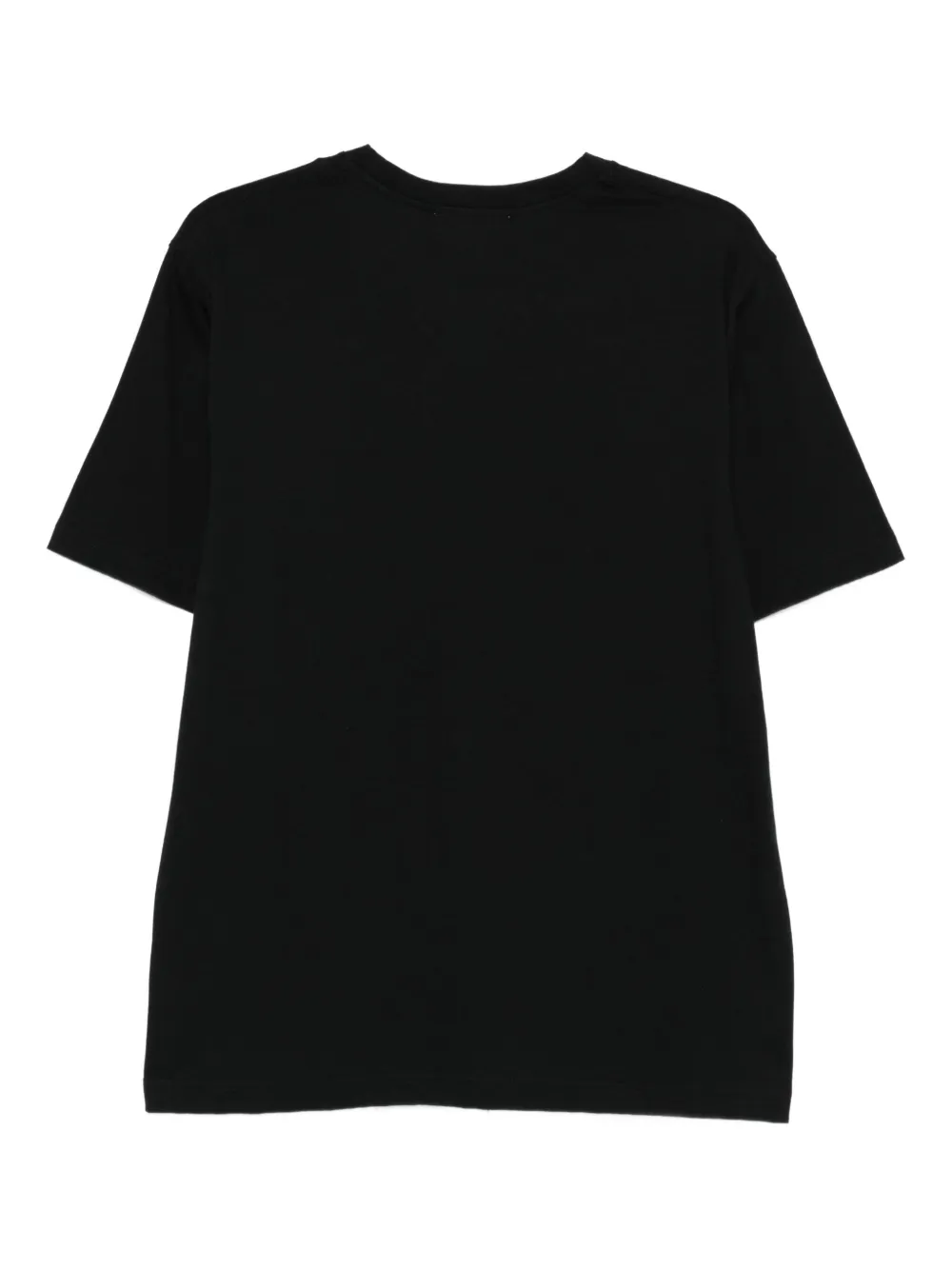 Lardini short-sleeve cotton T-shirt - Zwart