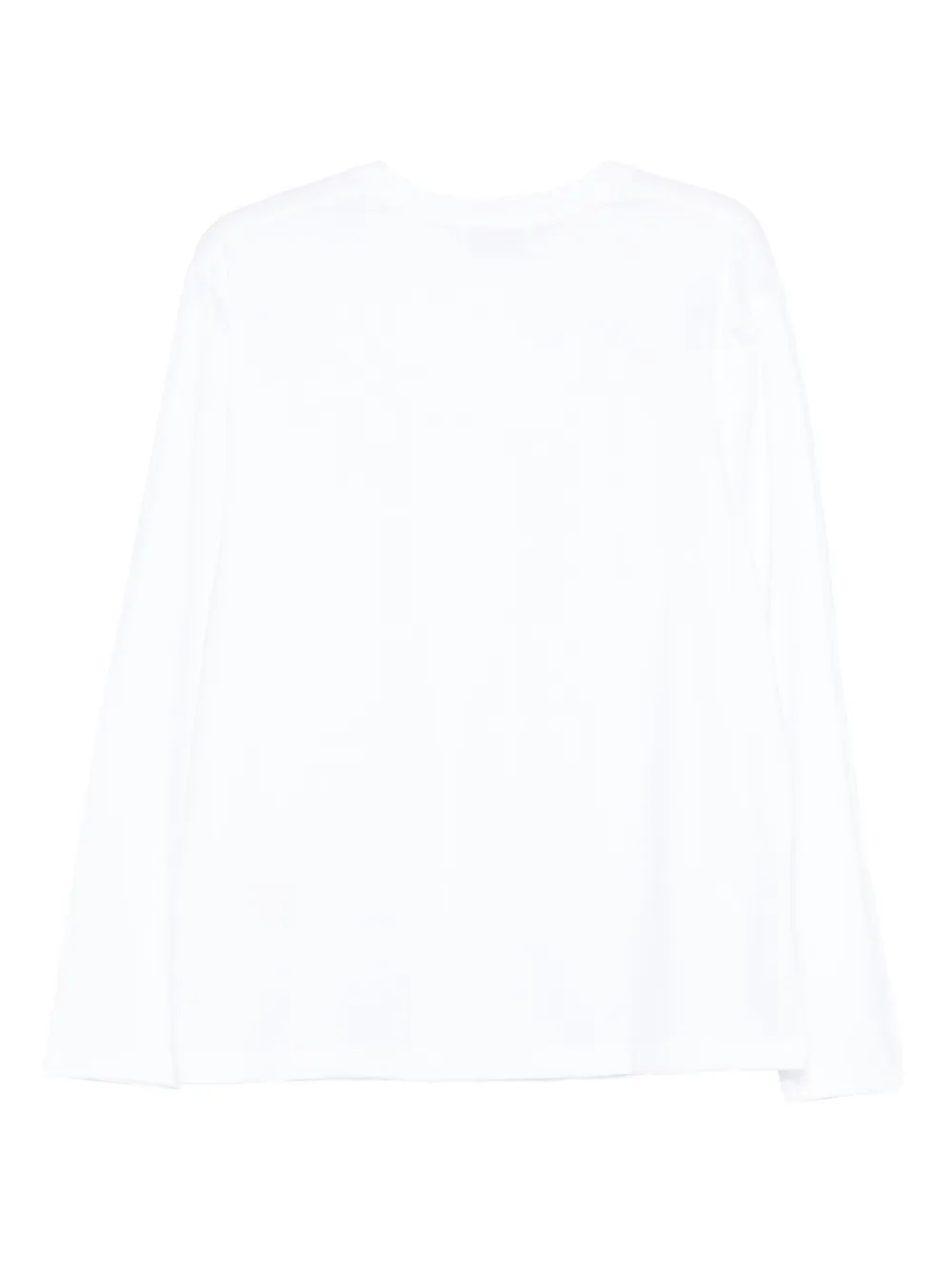 Lardini long-sleeve cotton T-shirt - Wit