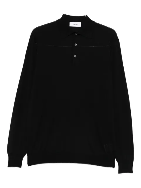 Lardini long-sleeve polo shirt