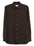Lardini long-sleeve button-down shirt - Brown
