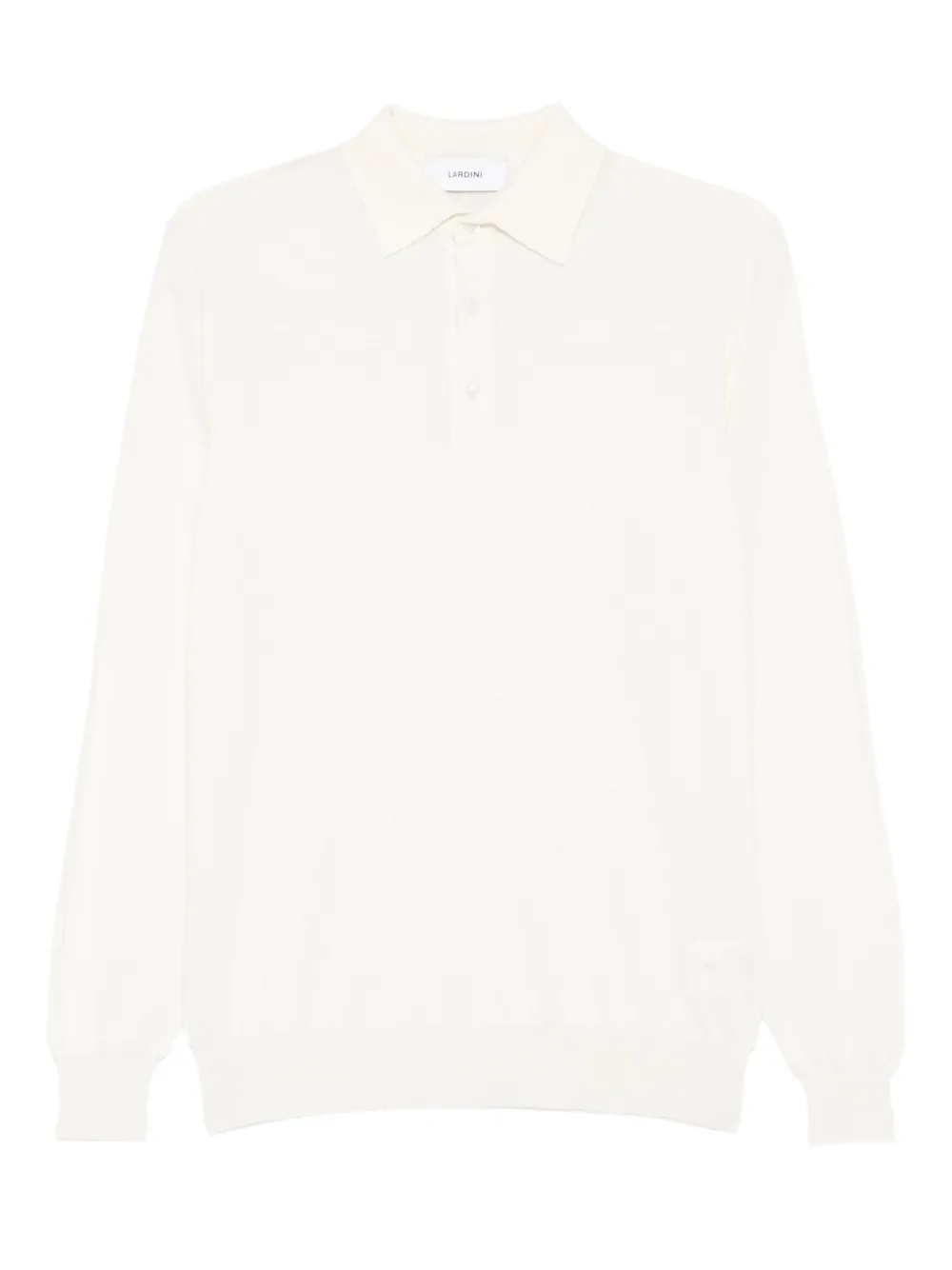 Lardini Poloshirt met lange mouwen Beige
