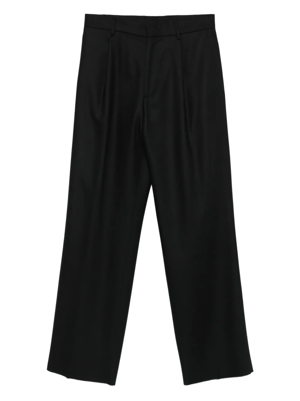 Lardini Broek met geplooid detail Zwart