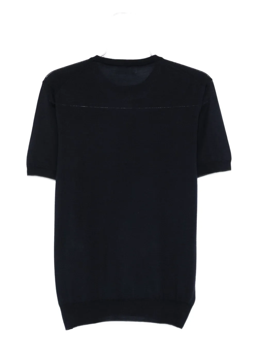 Lardini short-sleeve knitted T-shirt - Blauw