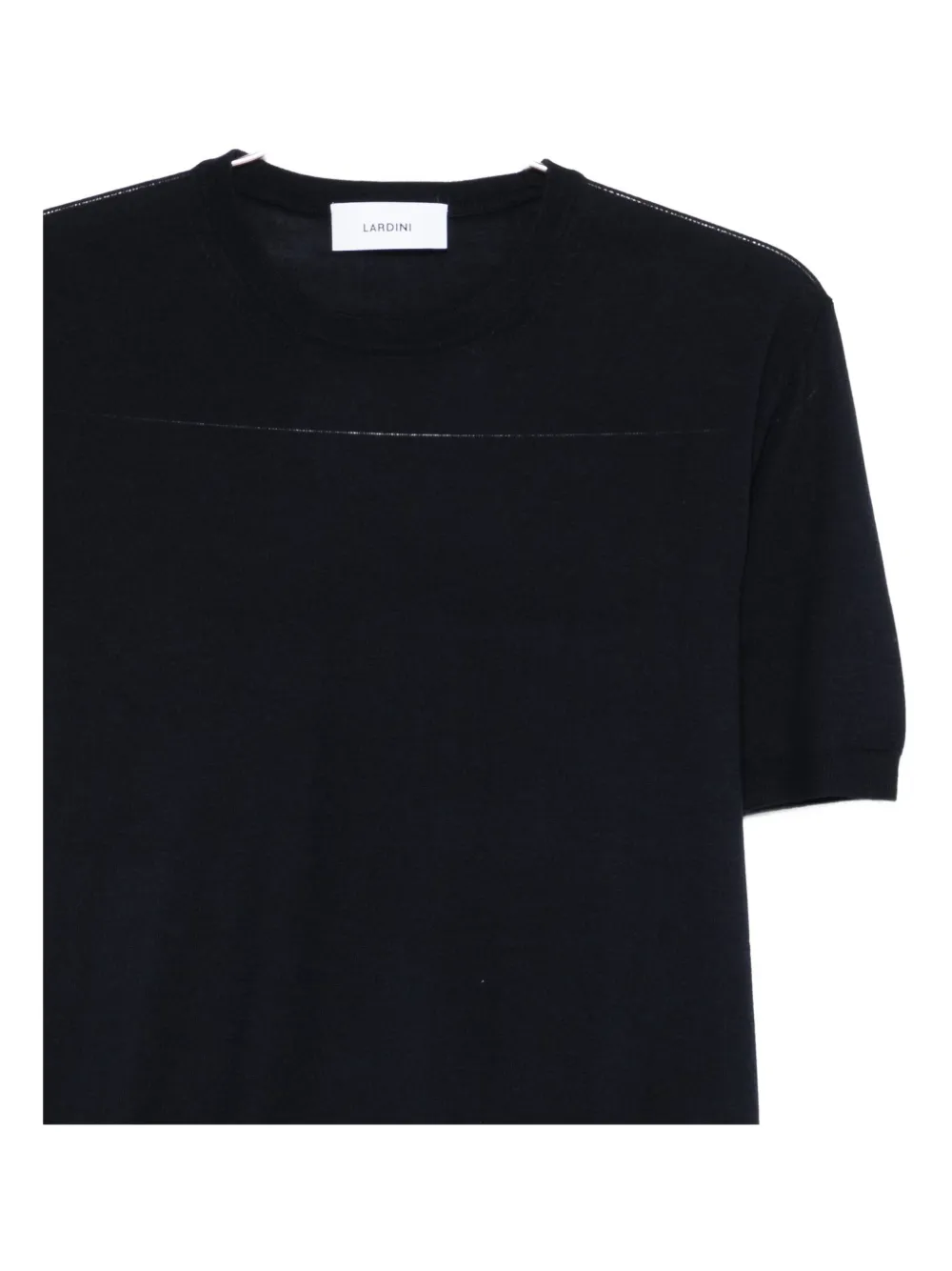 Lardini Gebreid T-shirt Blauw