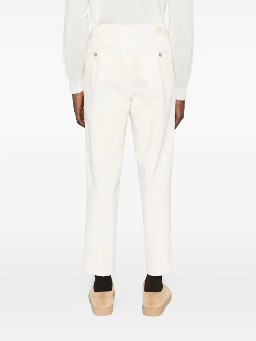 Briglia 1949 Broek met geplooide voorkant Beige