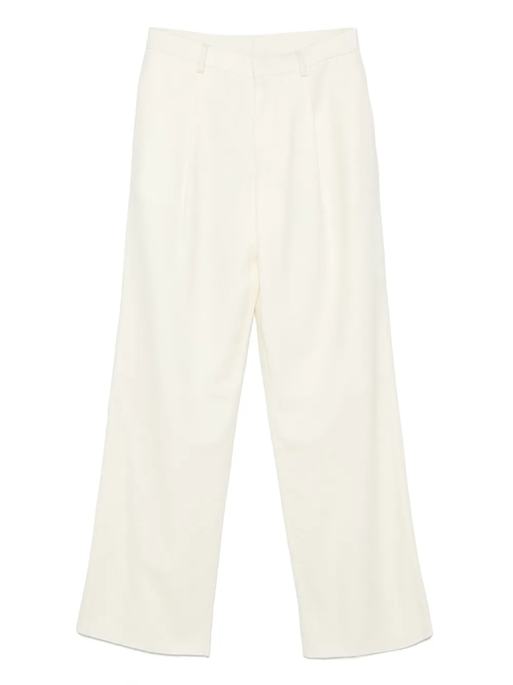 Lardini Wollen plooibroek Beige