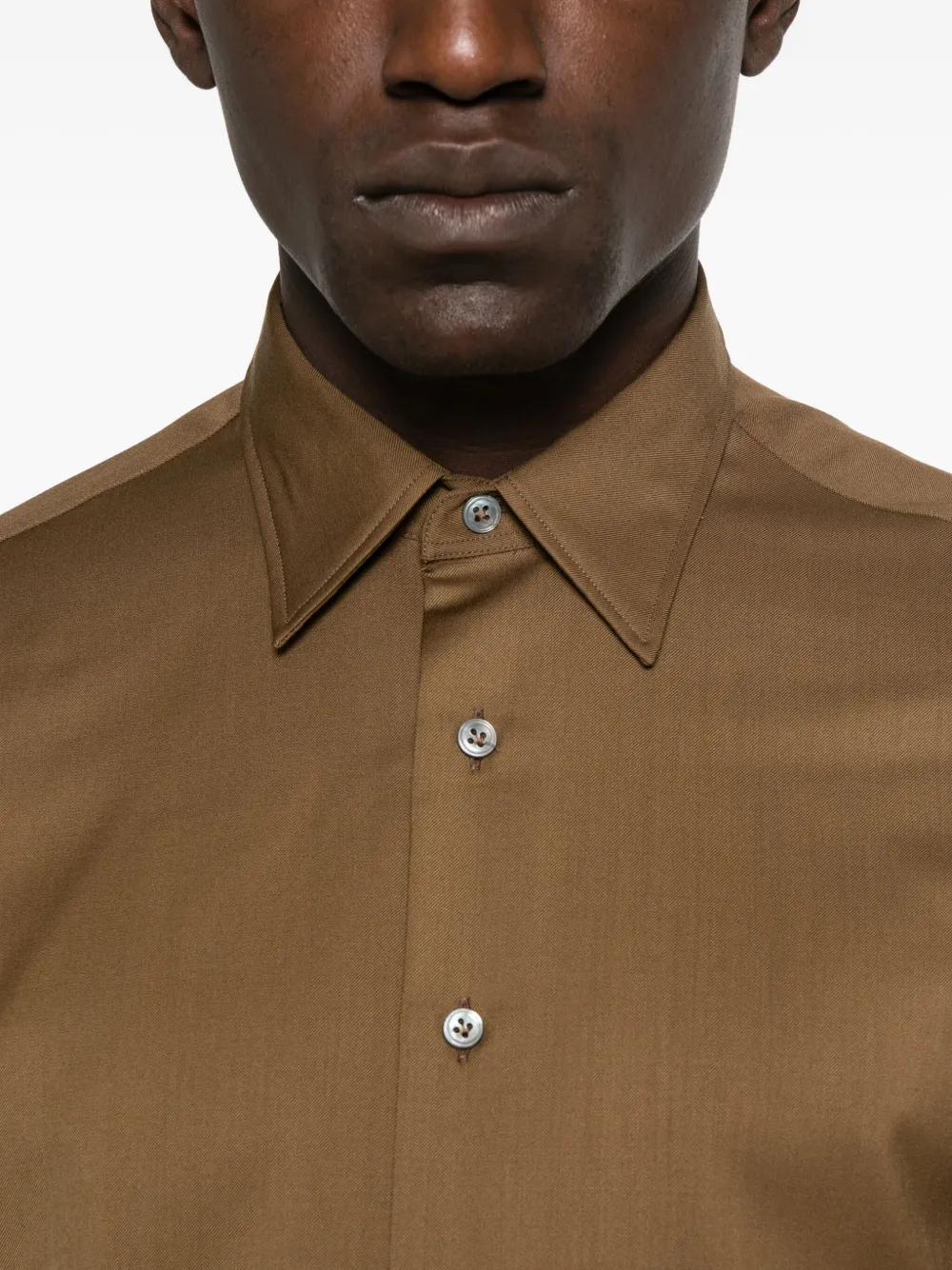 Lardini Button-up overhemd Bruin