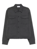 Lardini buttoned flap-pocket shirt jacket - Grey