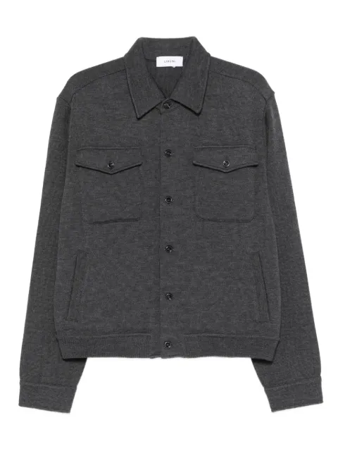 Lardini buttoned flap-pocket shirt jacket