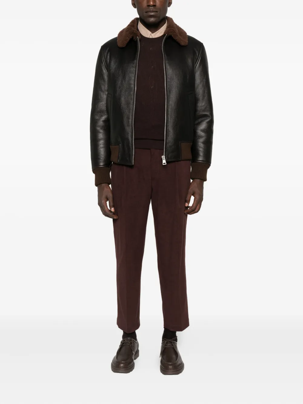 Briglia 1949 pleated trousers - Bruin