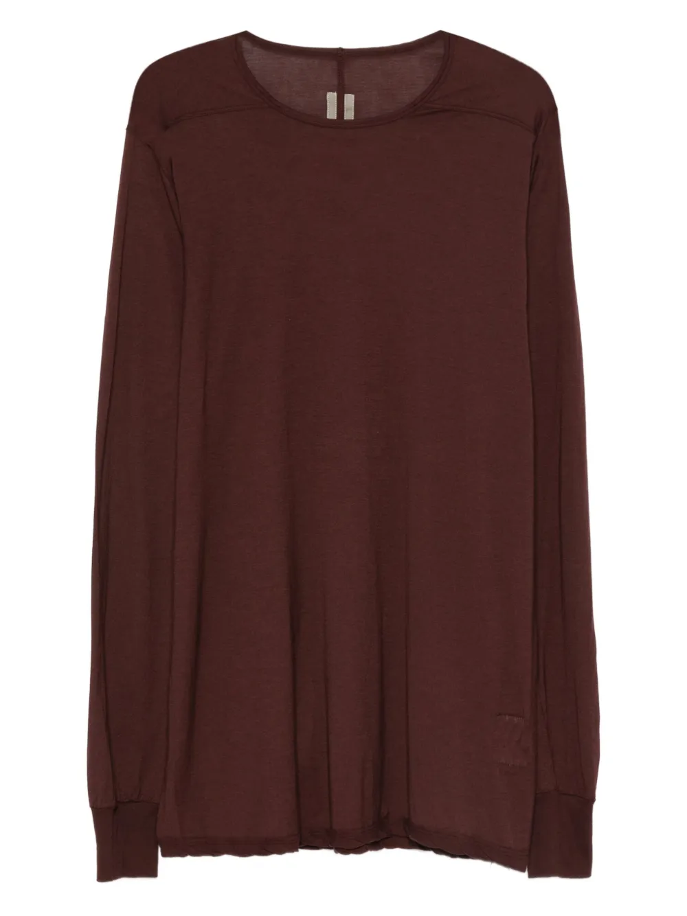 Rick Owens DRKSHDW T-shirt van biologisch katoen Rood