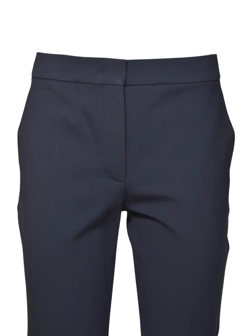 Max Mara Broek met verborgen sluiting Blauw