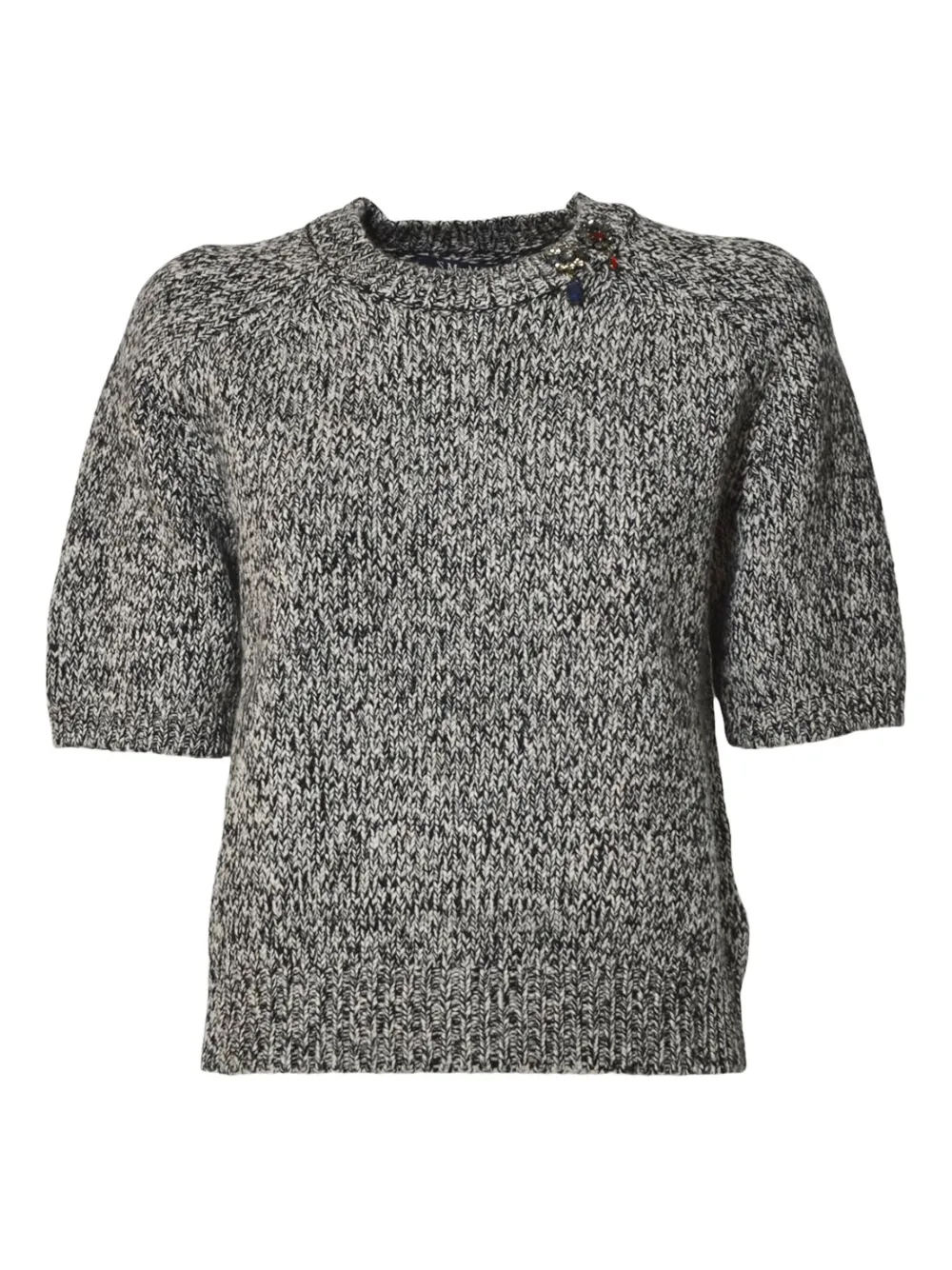 'S Max Mara embellished short-sleeve sweater | Black | Image 1