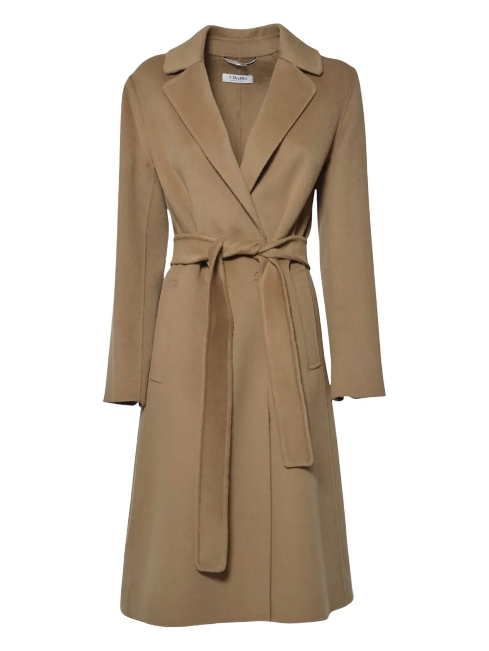 'S Max Mara Mantel met ceintuur Bruin
