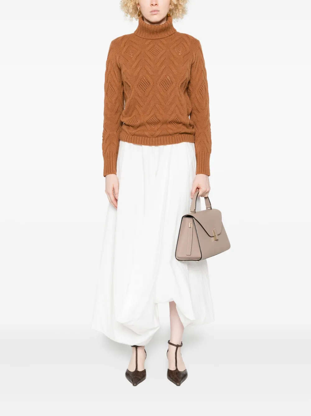 Kangra jacquard-knit diamond-pattern sweater | Knitted Sweaters | Image 2