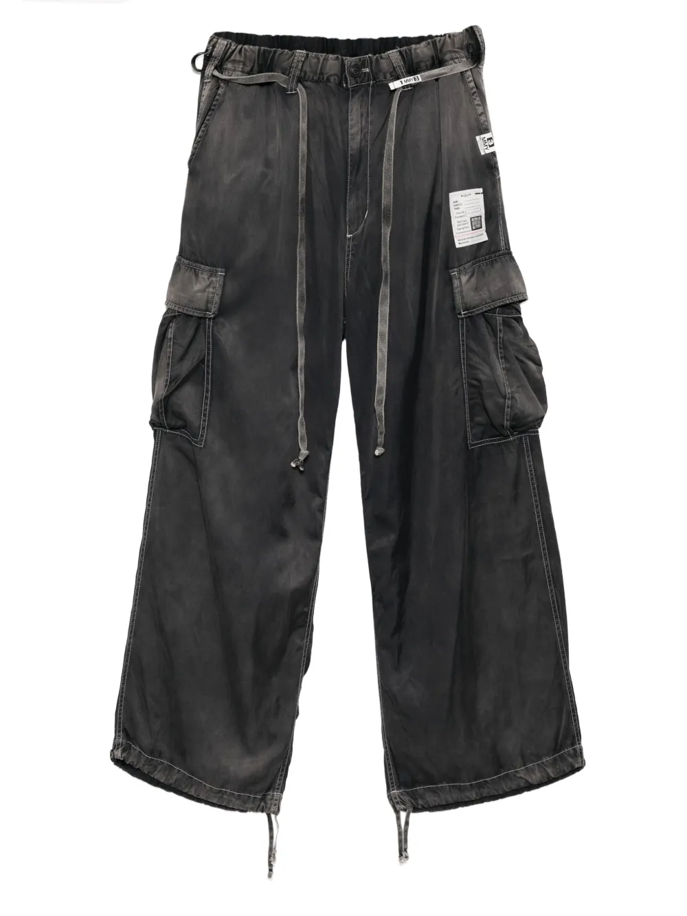 Maison MIHARA YASUHIRO washed cargo pants | Black | Image 1