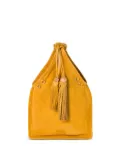 Miu Miu tassel leather tote bag - Yellow