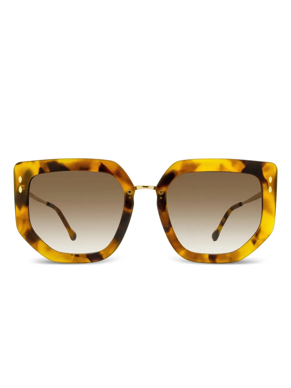 Isabel Marant Eyewear  geometric-frame sunglasses | Brown | Image 1