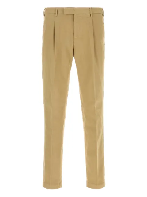 PT Torino pleated cotton trousers