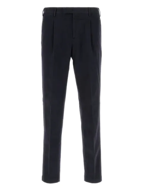 PT Torino pleated cotton-blend trousers