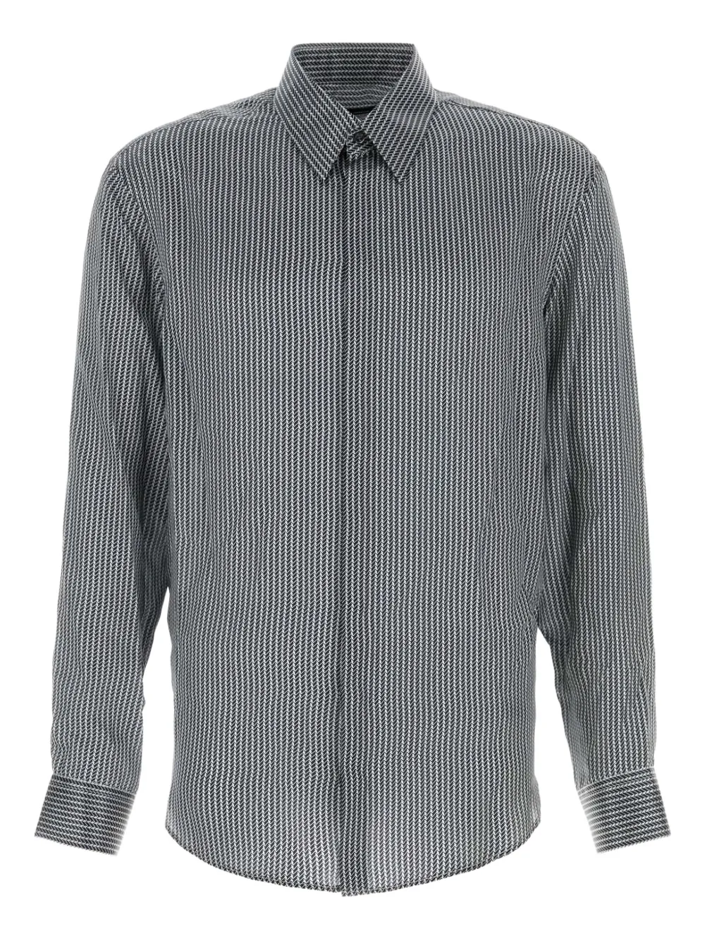 printed silk shirt