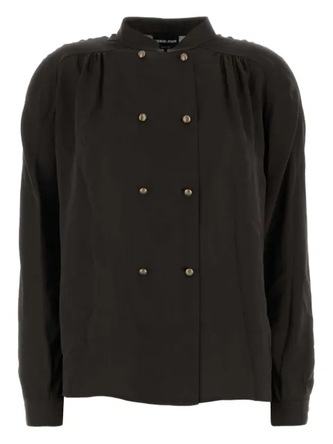 Giorgio Armani double-breasted silk shirt