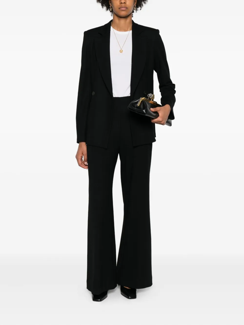 Harris Wharf London wool trousers - Zwart